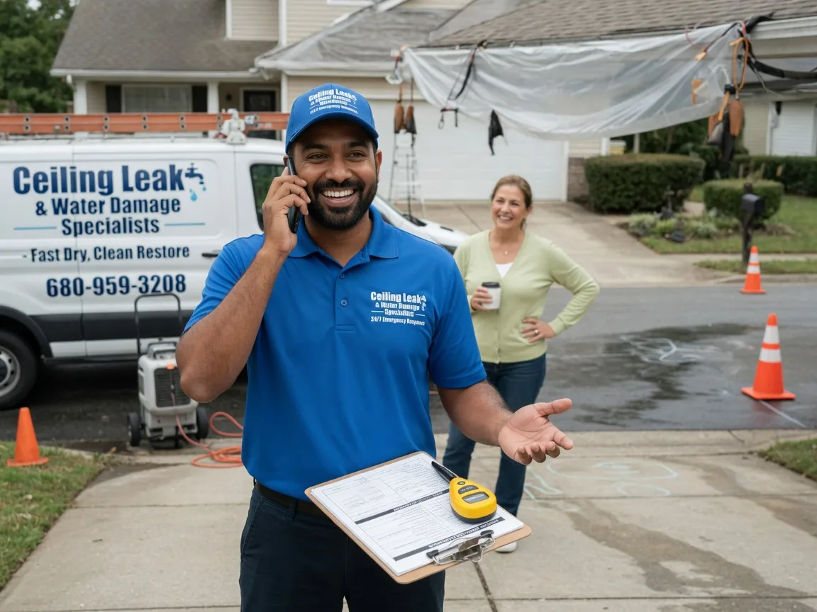 Ceiling Leak Cleanup Newton Grove, NC FAQs